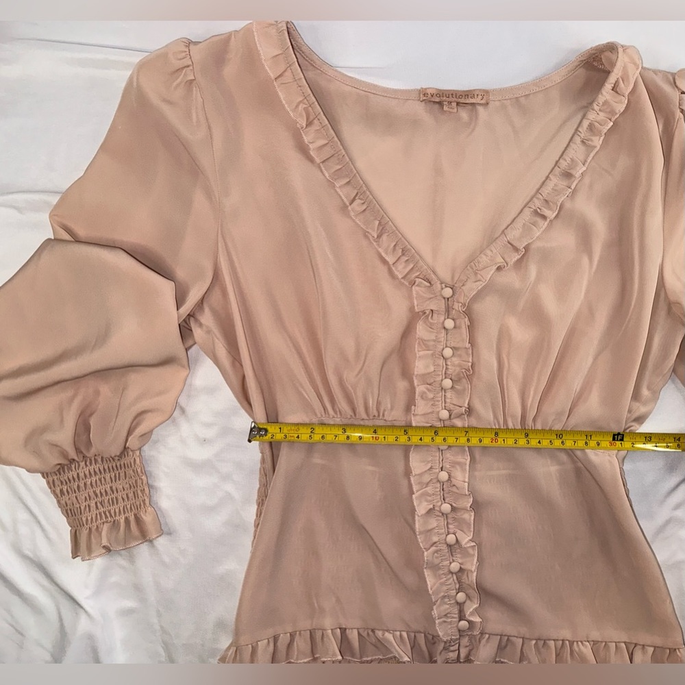 Evolutionary Long Sleeve Shirt Top Blouse - Picture 16 of 16